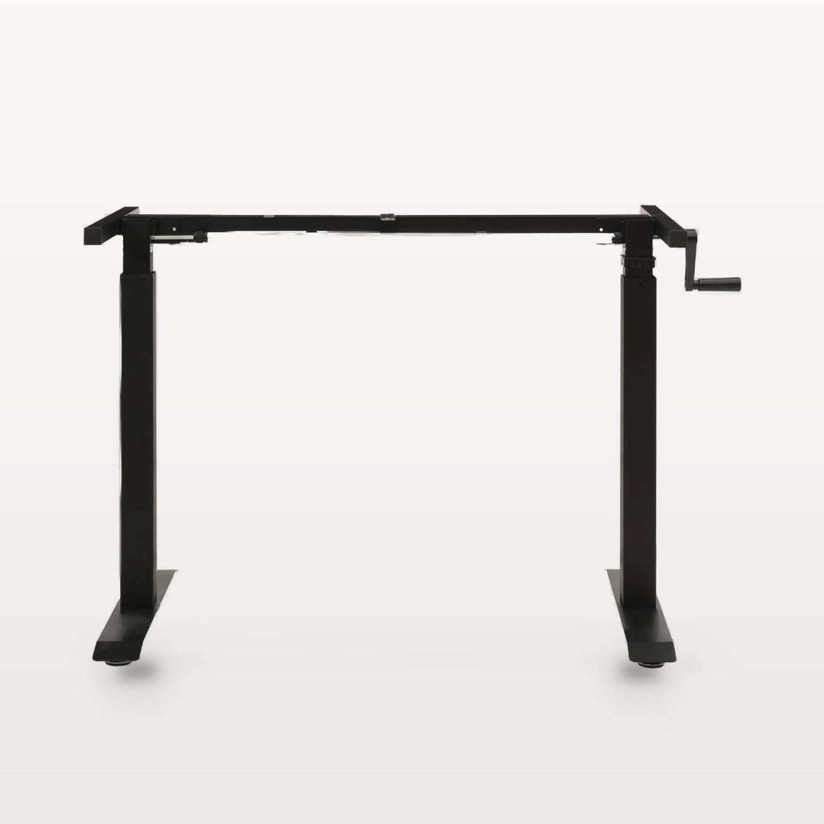 Cadre de bureau assis-debout à manivelle, largeur 102-160 cm, hauteur 71-113 cm, acier, vue 3