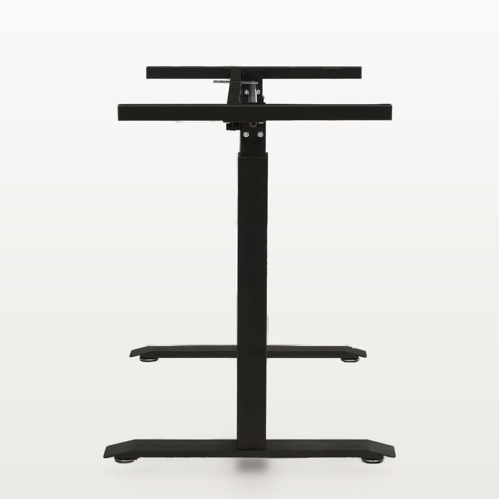 Cadre de bureau assis-debout à manivelle, largeur 102-160 cm, hauteur 71-113 cm, acier, vue 5