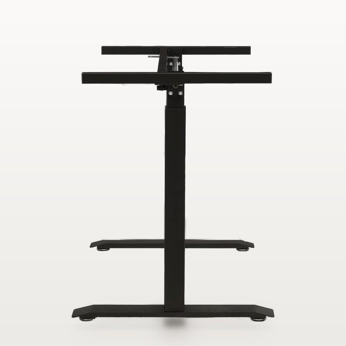 Cadre de bureau assis-debout à manivelle, largeur 102-160 cm, hauteur 71-113 cm, acier, vue 5