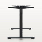 Cadre de bureau assis-debout manuel noir, largeur 94-135 cm, hauteur 70-114 cm, 70 kg, vue 6
