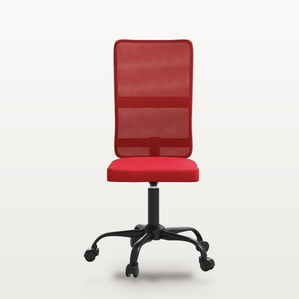 Chaise de bureau en maille bordeaux, dossier 58 cm, assise réglable 40-50 cm, 110 kg, vue 3