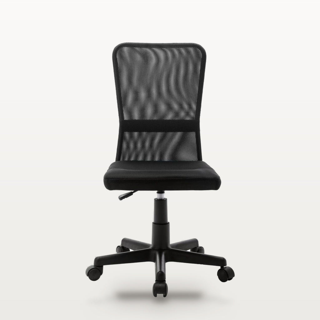 Chaise de bureau en maille, dossier respirant, assise réglable 40-50 cm, sans accoudoirs, vue 2