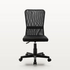 Chaise de bureau en maille, dossier respirant, assise réglable 40-50 cm, sans accoudoirs, vue 2
