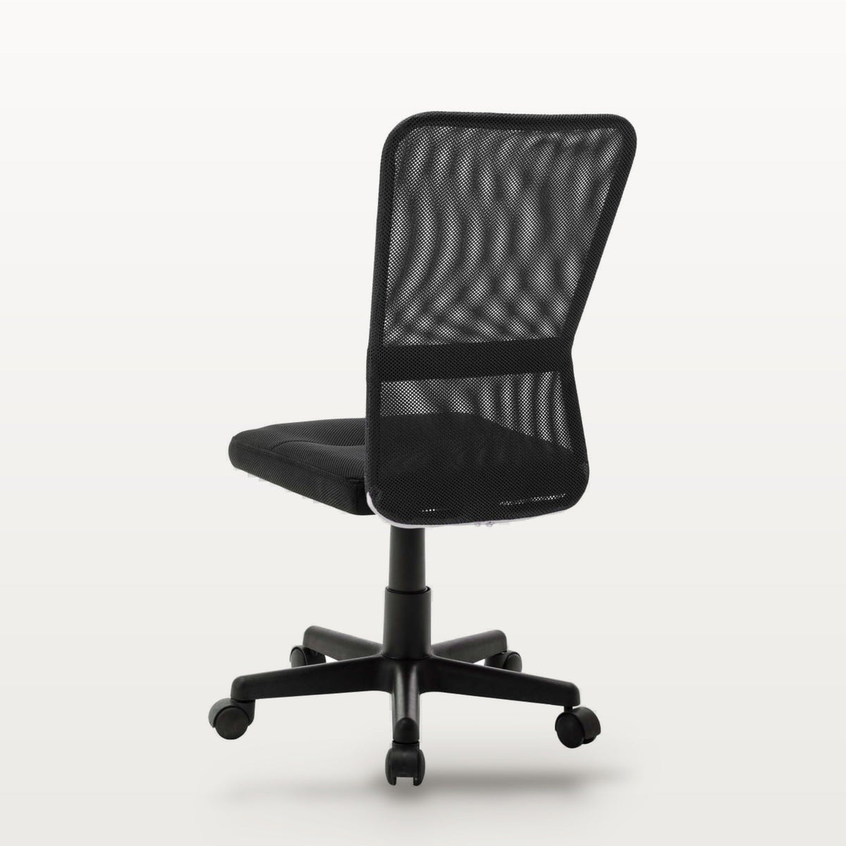 Chaise de bureau en maille, dossier respirant, assise réglable 40-50 cm, sans accoudoirs, vue 3