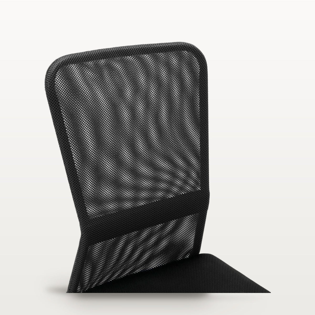 Chaise de bureau en maille, dossier respirant, assise réglable 40-50 cm, sans accoudoirs, vue 5