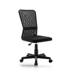 Chaise de bureau en maille, dossier respirant, assise réglable 40-50 cm, sans accoudoirs