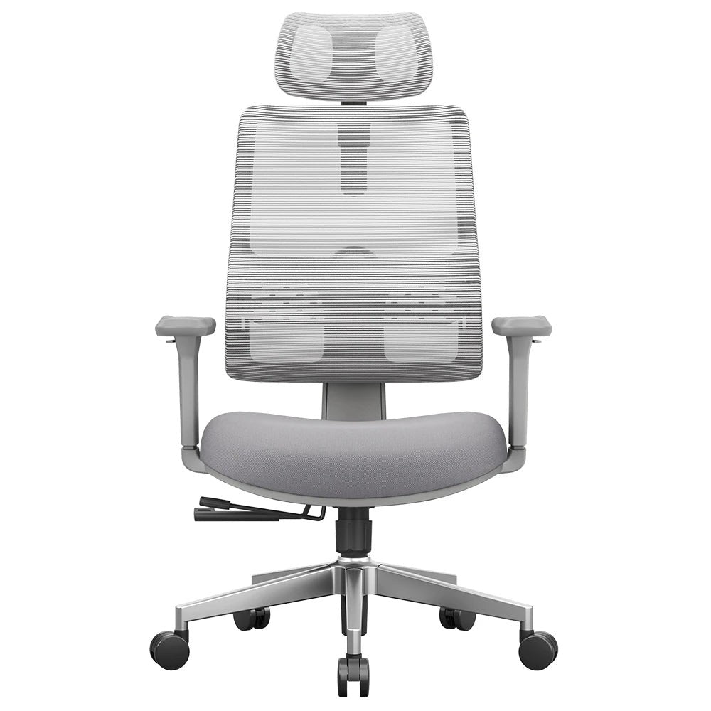 Chaise de bureau à dossier auto-suivant, assise réglable en profondeur, appui-tête, vue 2