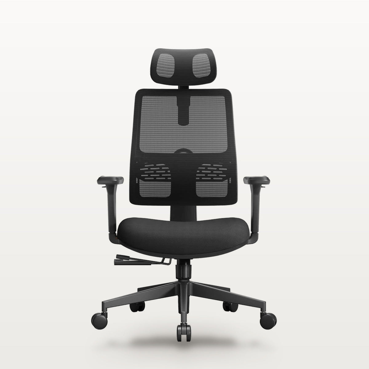 Chaise de bureau à dossier auto-suivant, assise réglable en profondeur, appui-tête, vue 3