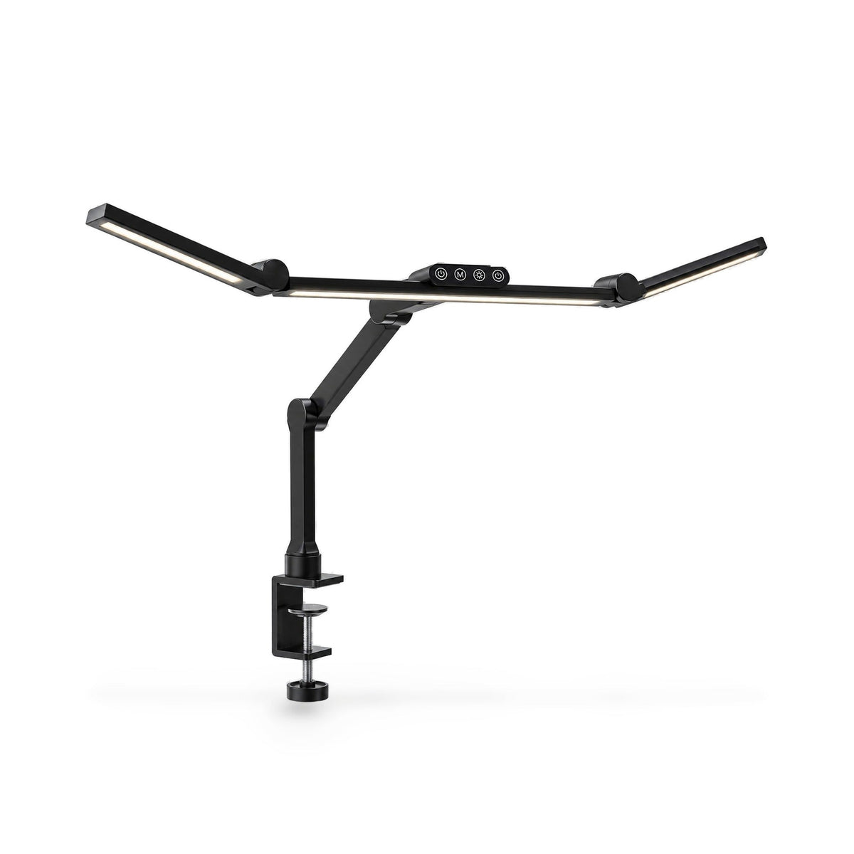 Lampe architecte LED à pince 24 W, 5 températures, capteur de lumière, prise secteur
