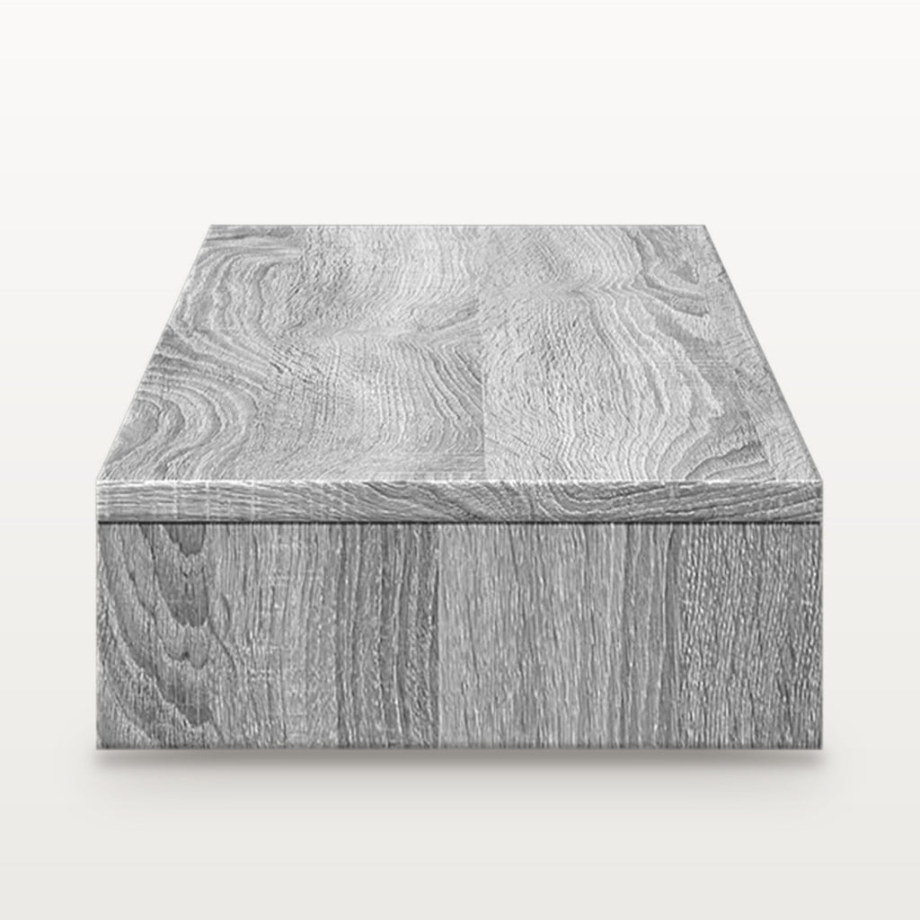 Support de moniteur double écran 100 x 27 cm Sonoma gris, hauteur 10 cm, charge 25 kg, vue 5