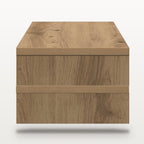 Support de moniteur en bois chêne artisanal 54 x 22 cm, hauteur 15 cm, charge 25 kg, vue 5
